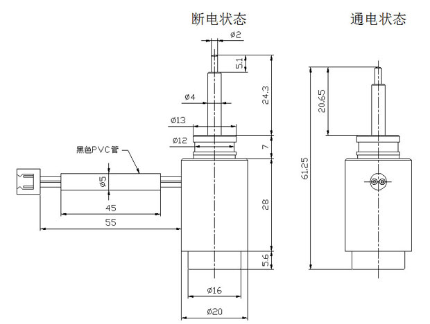 推动式圆管乐鱼·体育-乐鱼（中国）一站式服务官方网站
尺寸图